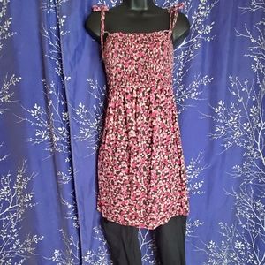 Motherhood Maternity Pink Floral Smocked Top